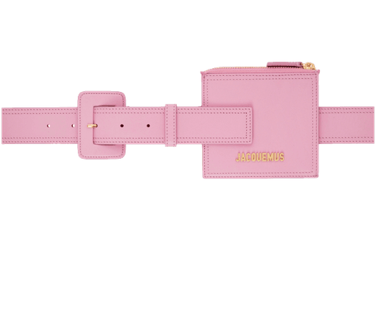Pink Jacquemus Belt Bag