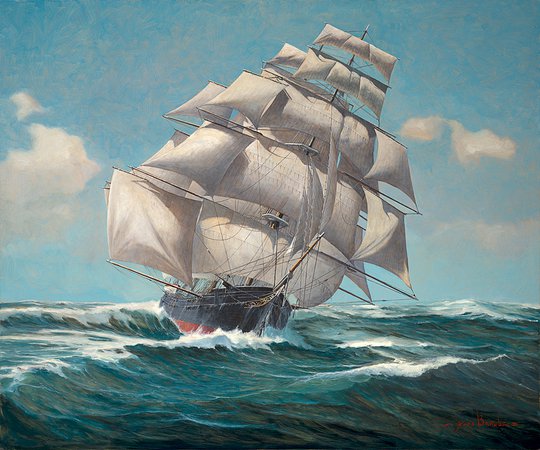 Marine Art Oil Painting