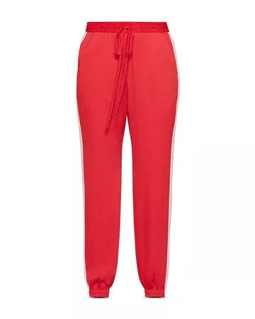 BCBGeneration Striped Jogger Pants | Bloomingdale's red