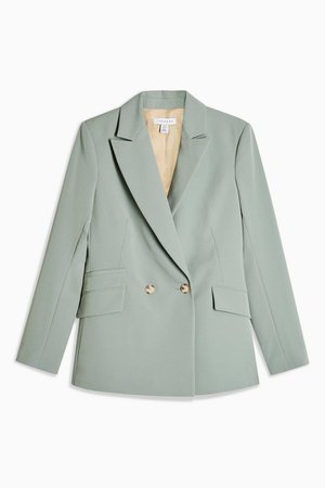 Sage Double Breasted Blazer | Topshop