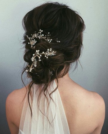 Bridal Headpiece Wedding Hair Vine Bridal Jewelry Crystal Vine | Etsy