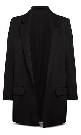 oversized black blazer