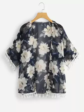 Women's Kimonos - Black, White, Silk & Long Kimonos | Romwe.com