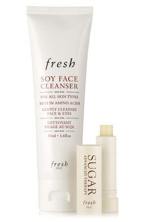 Fresh® Travel Size Soy Face Cleanser & Sugar Lip Treatment Advanced Therapy Set (USD $28 Value) | Nordstrom