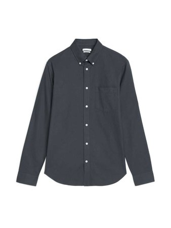 Shirt 3 Oxford - Grey - Shirts - ARKET DK