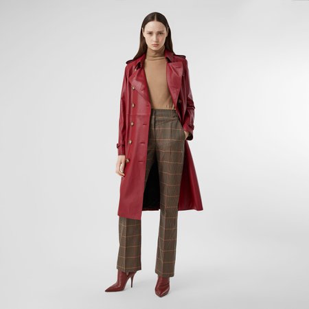 Leather Trench Coat - Women | Burberry
