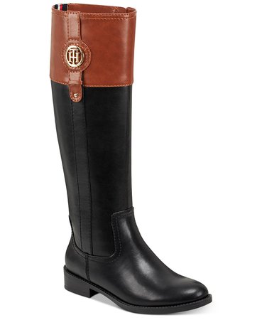 Tommy Hilfiger Women's Imina Riding Boots & Reviews - Boots - Shoes - Macy's