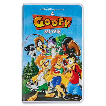 Diário do tipo VHS Goofy and Son, Oh My Disney. Loja Disney