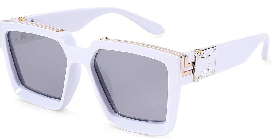 Trendy White Sunglasses