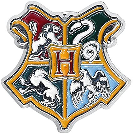 Amazon.com: Harry Potter Hogwart's Crest Pin Multicolour: Toys & Games
