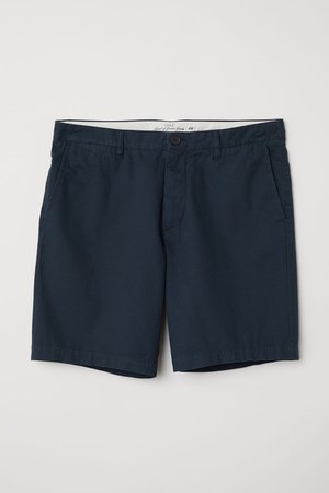 Chino Shorts - Dark blue - | H&M US