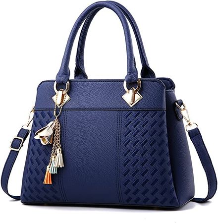 Amazon.com: Womens Purses and Handbags Ladies Designer PU Leather Top Handle Satchel Tote Bag Shoulder Bags : Clothing, Shoes & Jewelry