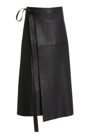 Leather Wrap Midi Skirt By Proenza Schouler | Moda Operandi