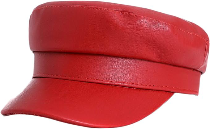 red hat red leather hat accessories