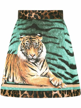 Dolce & Gabbana animal-print A-line Skirt - Farfetch