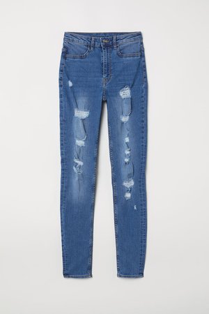 Super Skinny High Jeans - Denim blue - Ladies | H&M IE