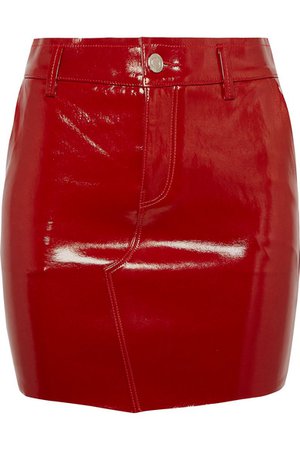 RtA | Callie patent-leather mini skirt | NET-A-PORTER.COM