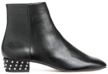 Ankle Boots with Studs - Black