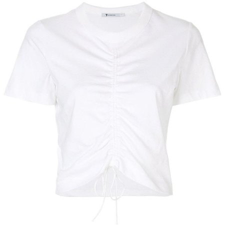T By Alexander Wang ruched front T-shirt ($200)