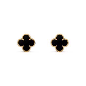 black earrings