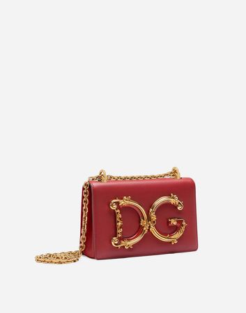 BORSASPALLATRACOLLA in RED for Women | Dolce&Gabbana®