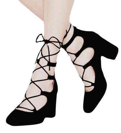rebbie_irl’s lace up block heels | modcloth