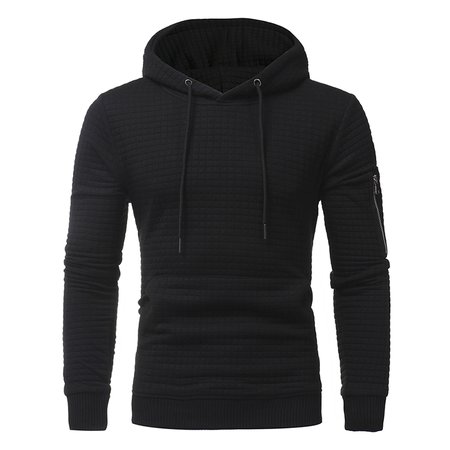 2018 Brand Long Sleeve Solid Color Hooded Mens Sweater Tracksuit Pullovers Casual Sweater Men Sportswear Big Size Black-in Pullovers from Men's Clothing on Aliexpress.com | Alibaba Group