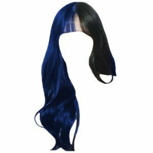 Blue Black Split dye hair 1 (Heavenscent edit)