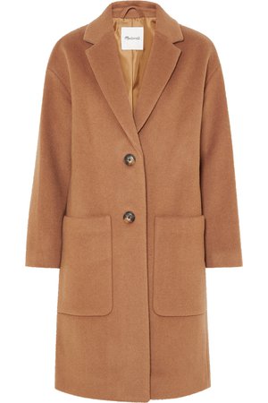Madewell | Monsieur wool-blend felt coat | NET-A-PORTER.COM