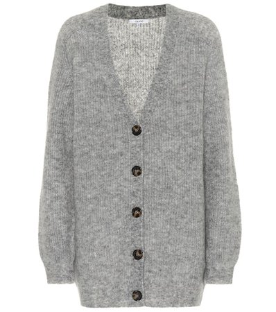 Wool and mohair-blend cardigan