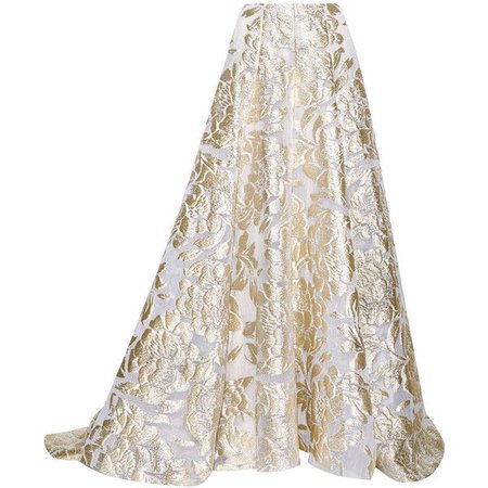 white and gold long skirt - Google Search