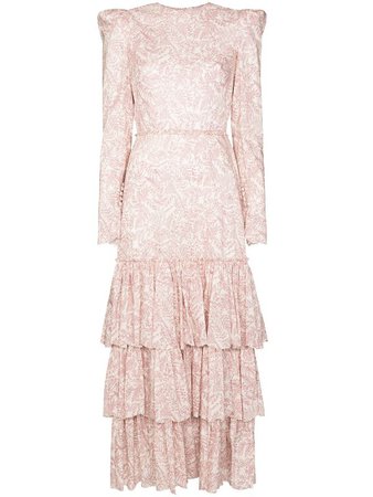 The Vampire's Wife Liberty Tiered paisley-print Dress - Farfetch
