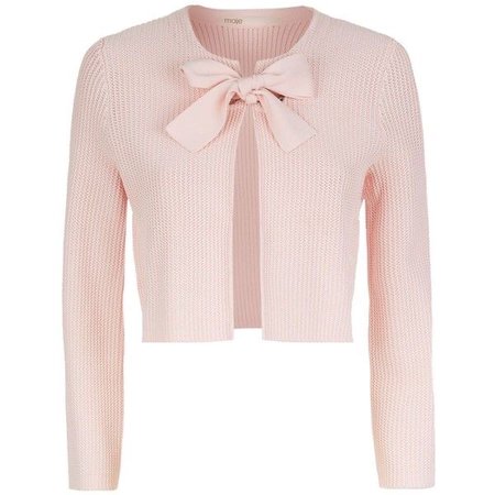 pink bow cardigan