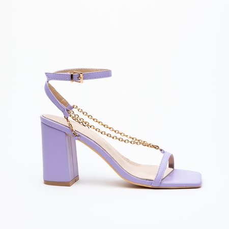 purple sandal