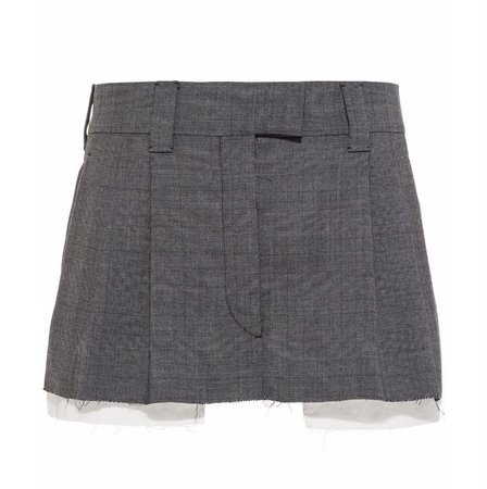 Miu Miu grey skirt