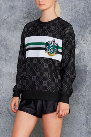 SLYTHERIN SPLICED SWEATER - Limited - Hogwarts (Active) - Collections