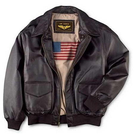 vintage pilot bomber jacket