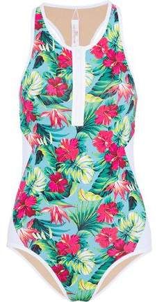 Hadley Cutout Floral-print Swimsuit