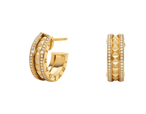 B.zero1 Yellow gold Earrings 357918 | Bvlgari