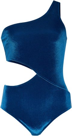 Claudia Velvet One-Piece Swimsuit Size: XS
