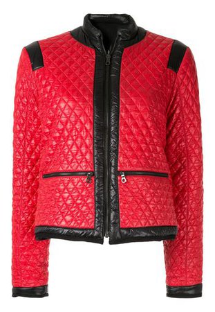Chanel Pre-Owned, Chanel Pre-Owned quilted reversible padded jacket - Red | Catalove