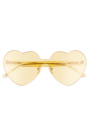 DIFF Rio 64mm Heart Shaped Sunglasses | Nordstrom