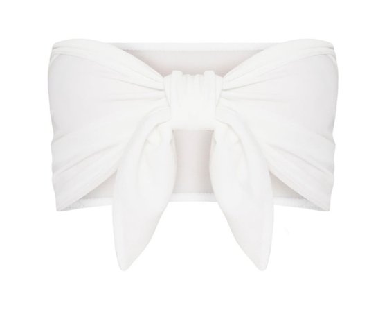 white bow top