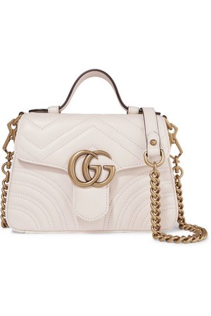 Gucci | GG Marmont mini quilted leather shoulder bag | NET-A-PORTER.COM