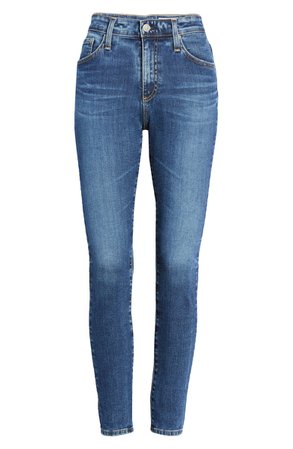 AG Farrah High Waist Ankle Skinny Jeans (11 Years Deciduous) | Nordstrom