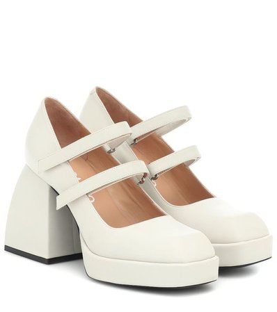 block mary jane heels