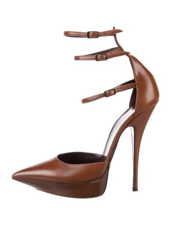 Balenciaga Leather D'Orsay Pumps - Shoes - BAL135349 | The RealReal