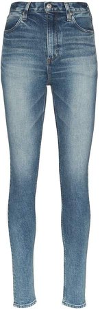 faded slim-fit jeans