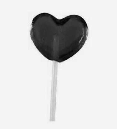 black heart lollipop png