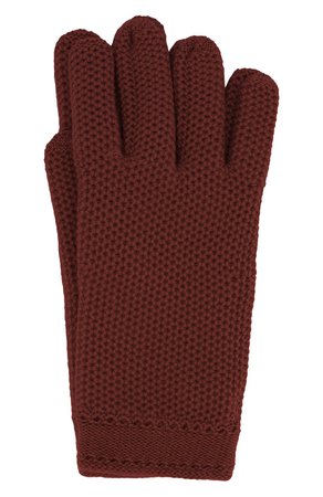 Женские бордовые кашемировые перчатки LORO PIANA — купить за 28400 руб. в интернет-магазине ЦУМ, арт. FAA1252